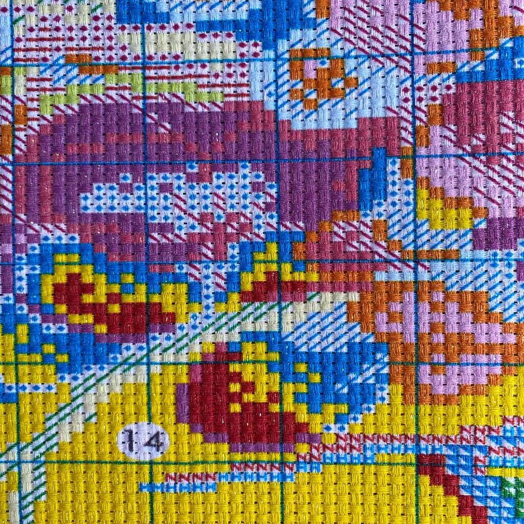 家の装飾のための中国のプリントクロスステッチ,花の刺need - Embroidery Embellishments のレビューと価格