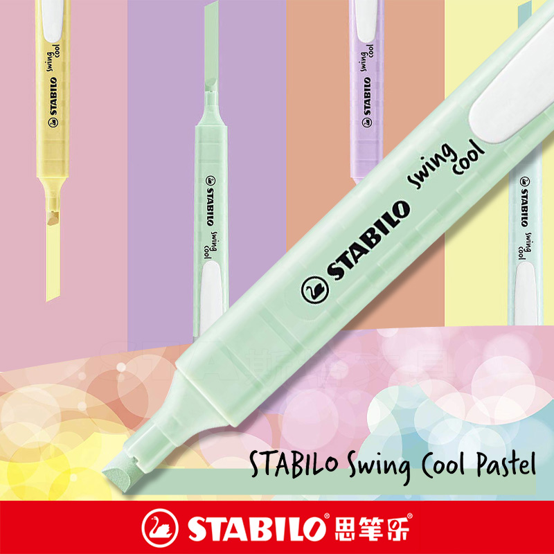 斜めチップマーカー,6個,学生用パステル蛍光ペン,学用品,文 - Stabilo Marker Boss のレビューと価格