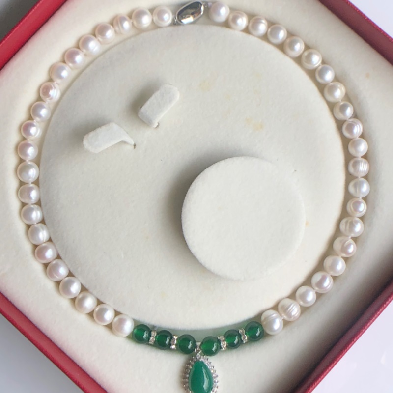 女性のための真珠のネックレス,トレンディな宝石,レトロなスタ - Pearl Trim Chain のレビューと価格