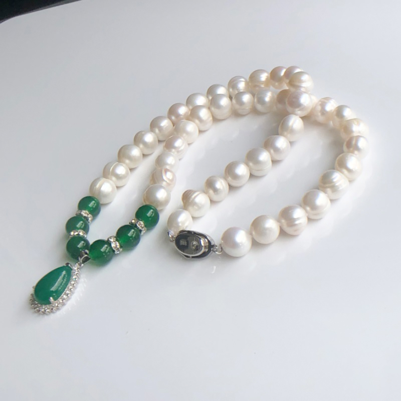 女性のための真珠のネックレス,トレンディな宝石,レトロなスタ - Pearl Trim Chain のレビューと価格