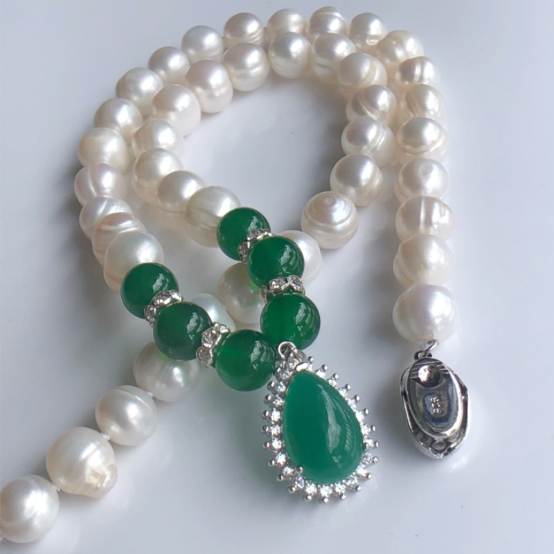 女性のための真珠のネックレス,トレンディな宝石,レトロなスタ - Pearl Trim Chain のレビューと価格