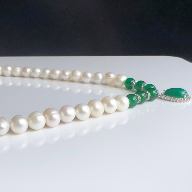 女性のための真珠のネックレス,トレンディな宝石,レトロなスタ - Pearl Trim Chain のレビューと価格