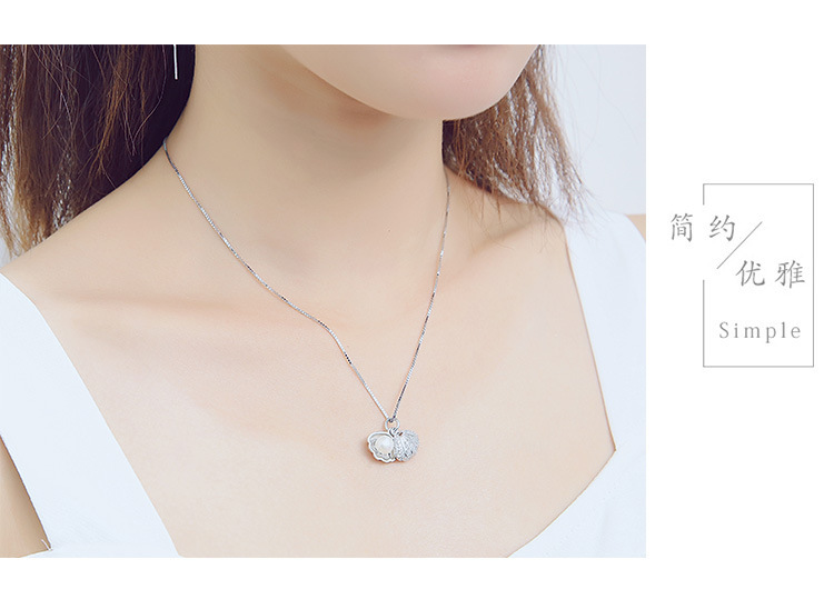 女性のためのスターリングシルバーパールチョーカーネックレス, - Pearl Trim Chain のレビューと価格